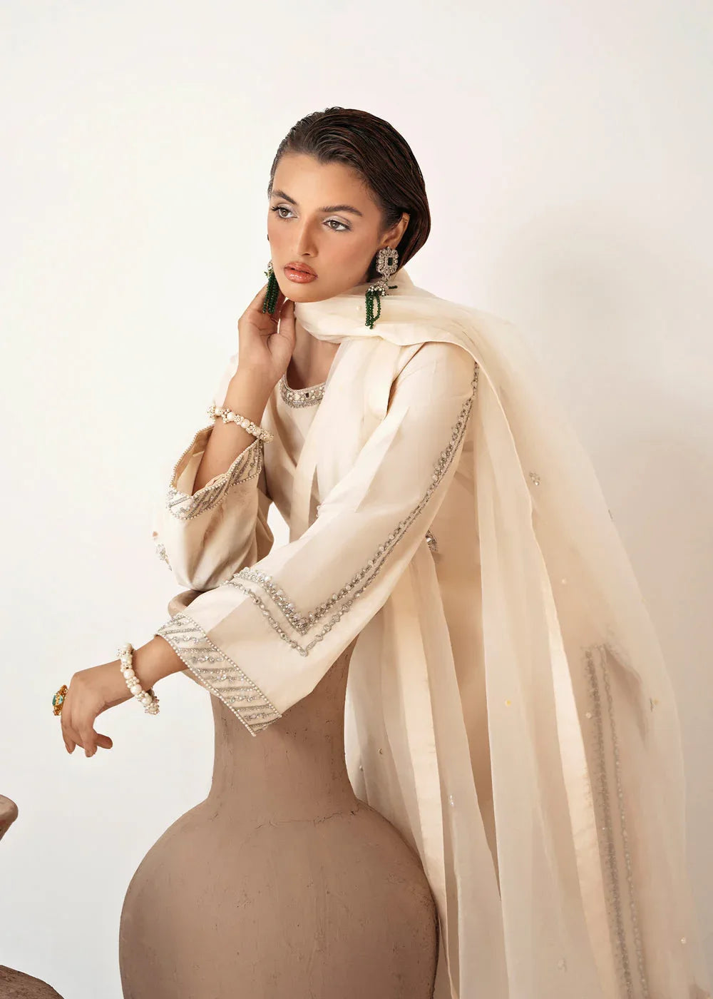 Dastoor | Euphoria Luxury Pret 24 | Pearl - Rang-e-Khaas