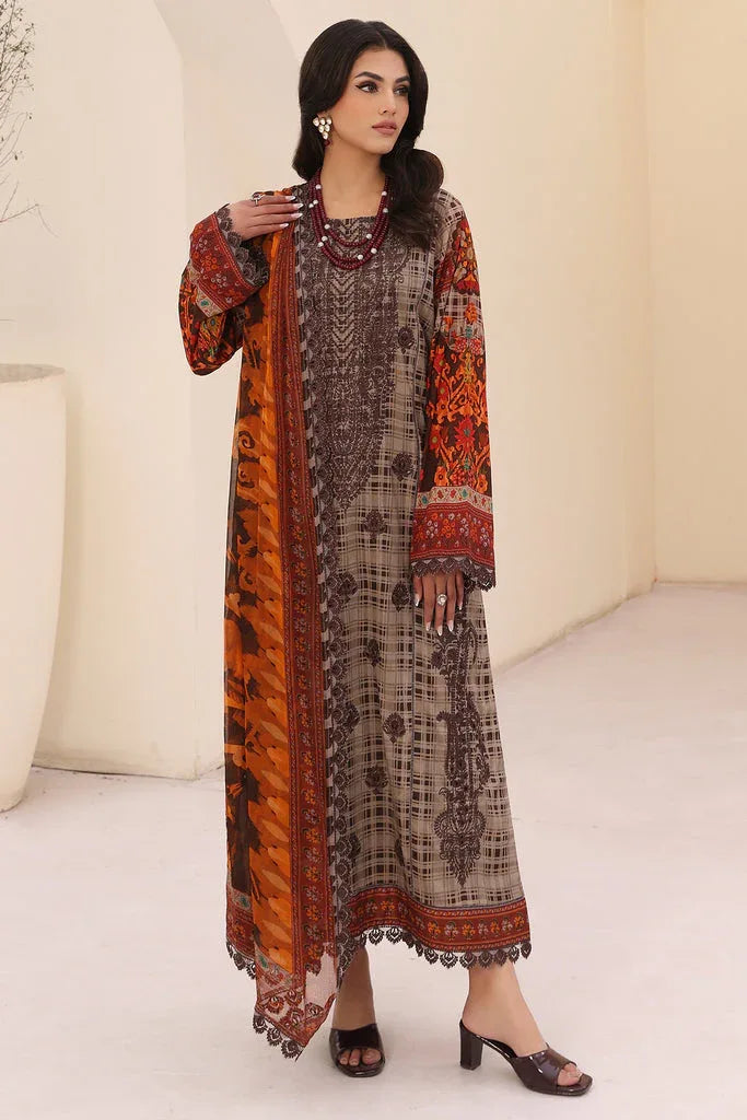 Charizma | Naranji Embroidered Lawn 24 | CN4-010 - Rang-e-Khaas