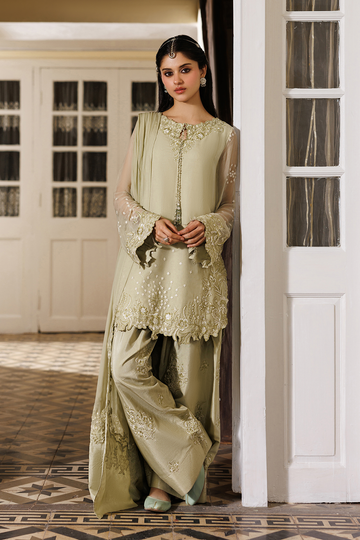 Iznik CC-101 Embroidered Chiffon