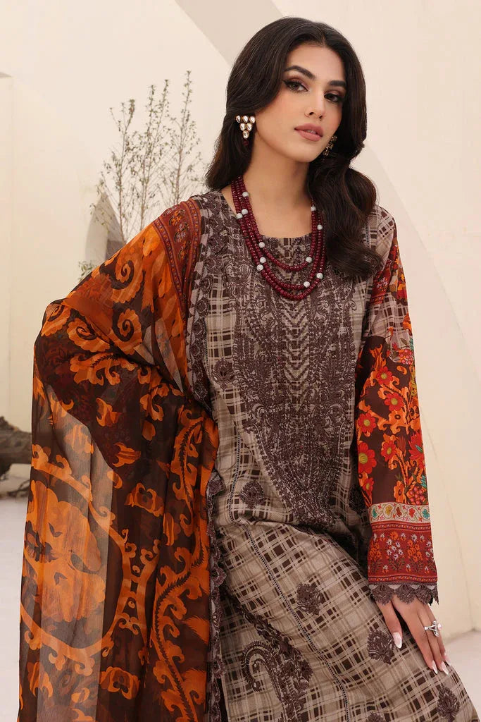 Charizma | Naranji Embroidered Lawn 24 | CN4-010 - Rang-e-Khaas