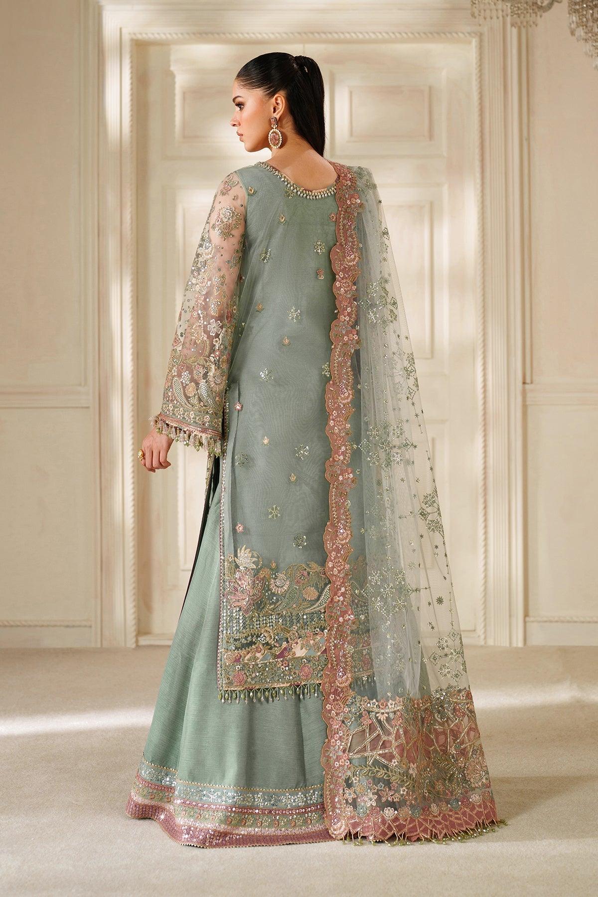 EMBROIDERED NET CH14-06 STITCHED