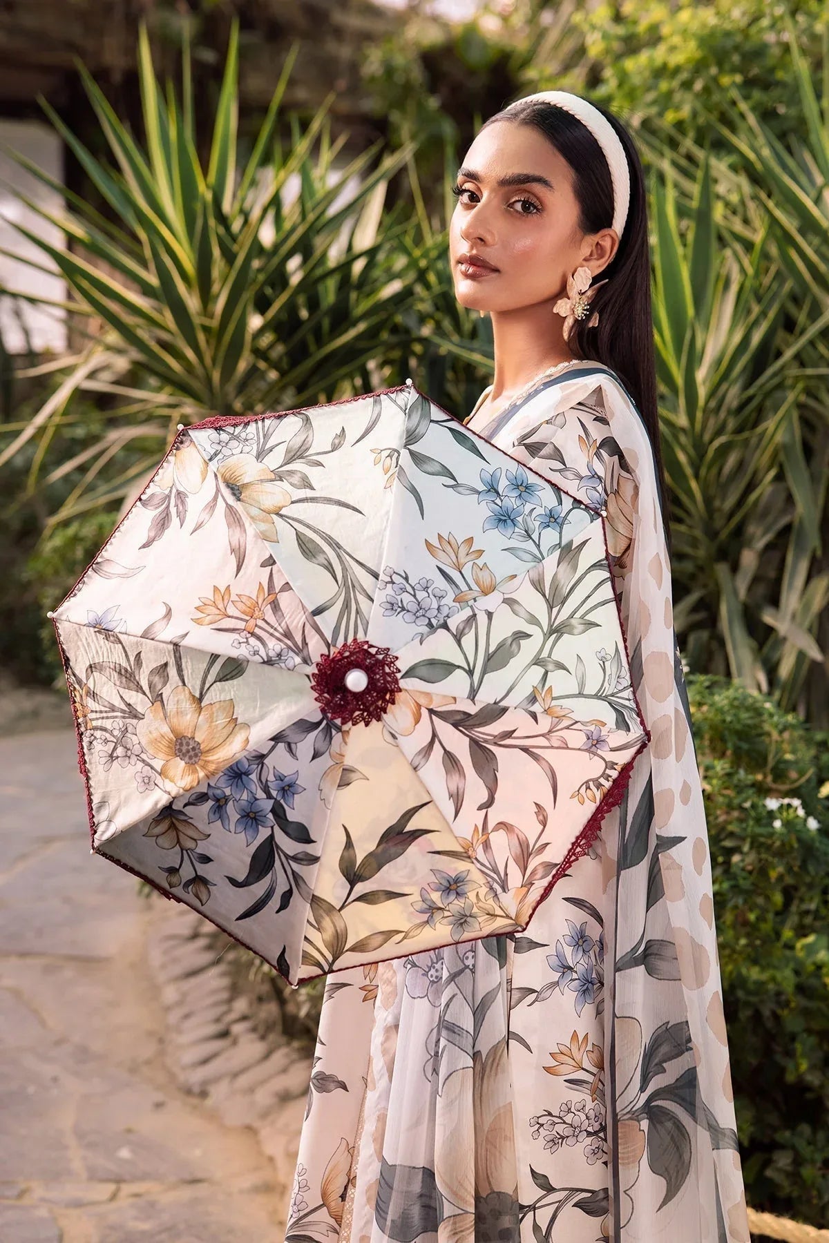 Alizeh | Sheen Lawn Prints 24 | GARDENIA - Rang-e-Khaas