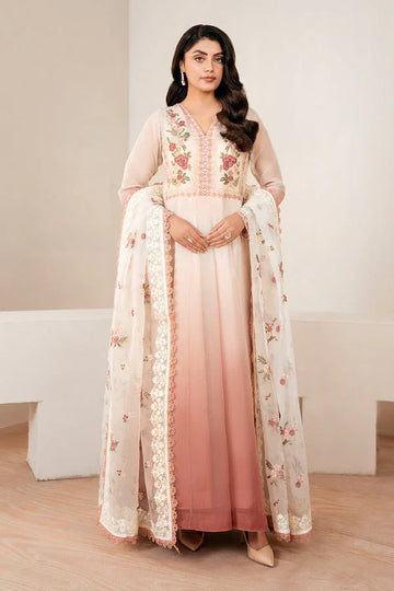 Baroque | Luxury Pret 25 | EMBROIDERED CHIFFON PR-1055 - Rang-e-Khaas