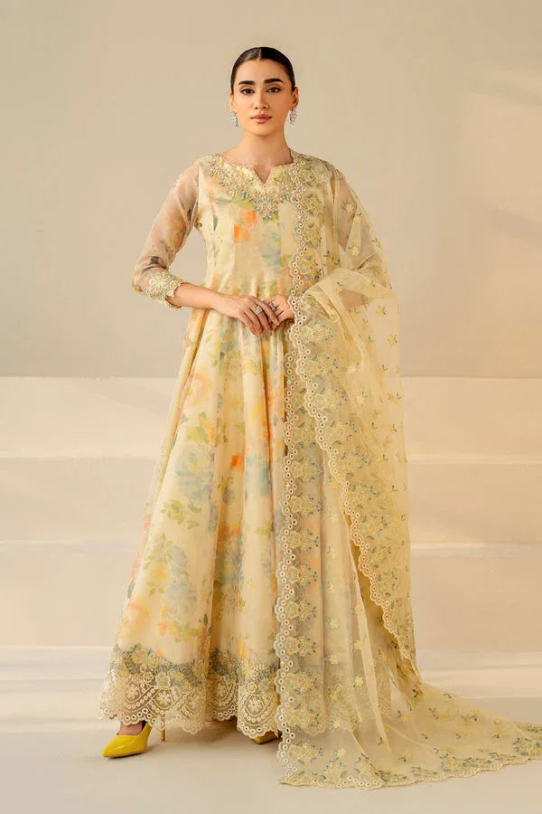 Baroque | Luxury Pret 25 | EMBROIDERED COTTON PATTI PR-1180 - Rang-e-Khaas