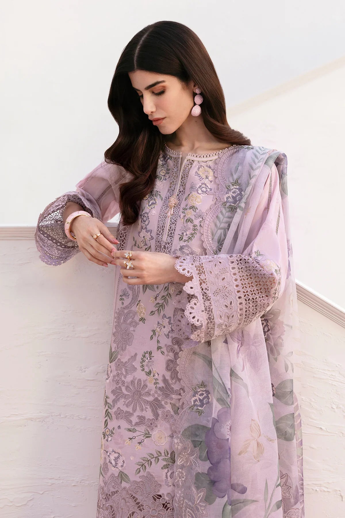 Baroque | Eid Lawn | EMBROIDERED LAWN EL-D08