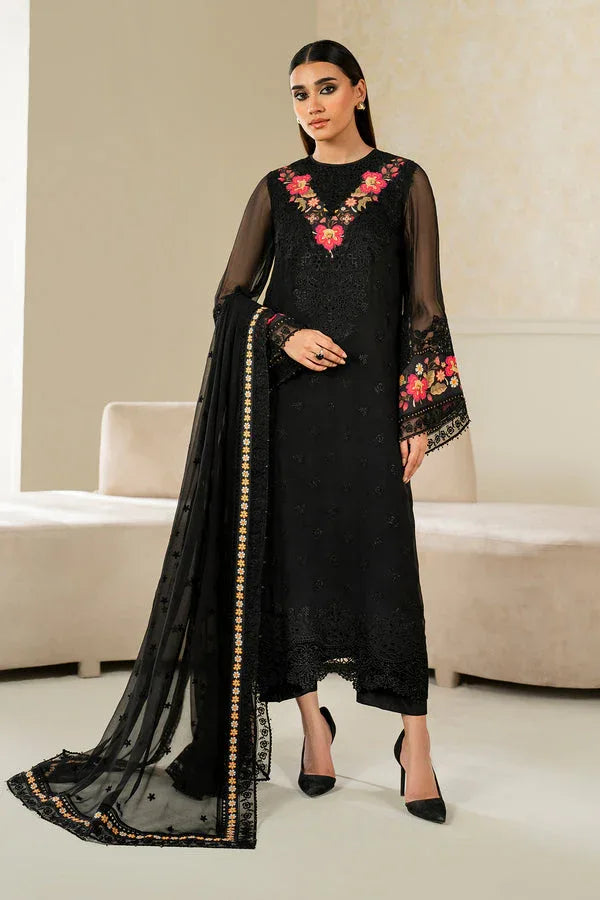 Baroque | Luxury Pret 25 | EMBROIDERED CHIFFON PR-1144 - Rang-e-Khaas