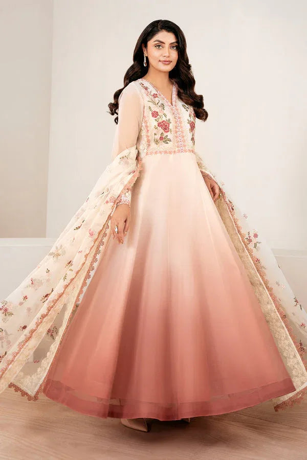 Baroque | Luxury Pret 25 | EMBROIDERED CHIFFON PR-1055 - Rang-e-Khaas