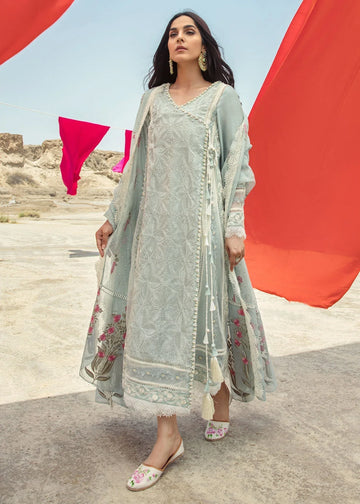 Saira Shakira | Luxury Pret | Seafoam - Rang-e-Khaas