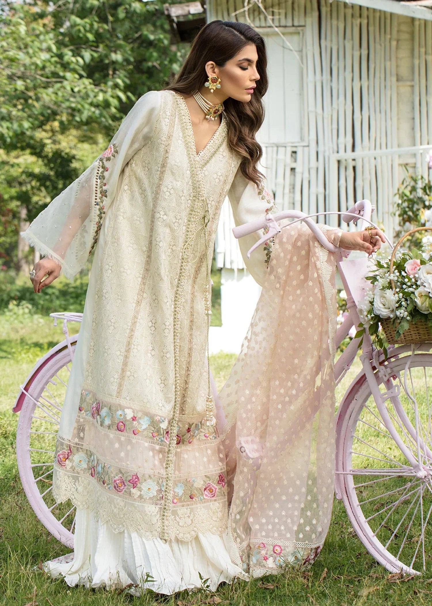 Saira Shakira | Luxury Pret | Blooming Jasmine - Rang-e-Khaas