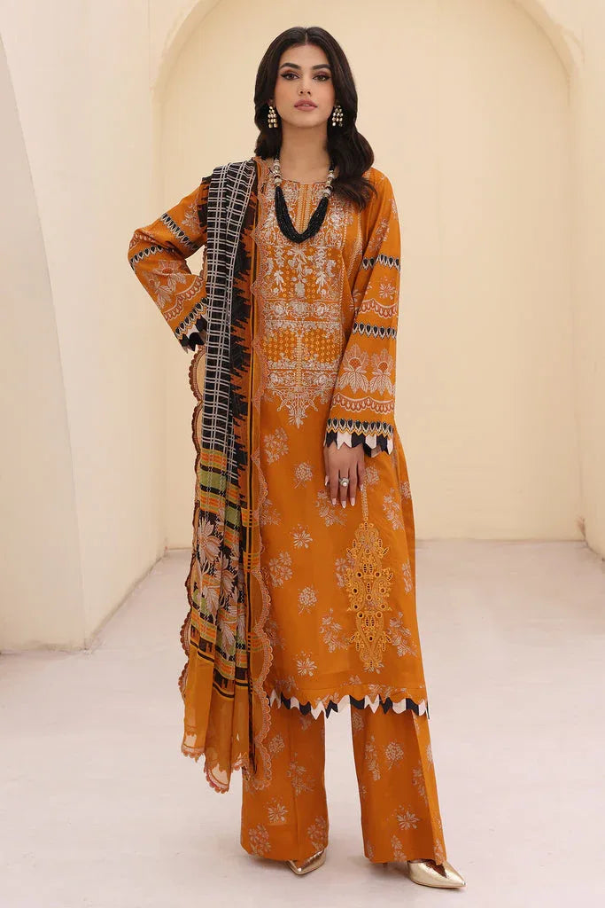 Charizma | Naranji Embroidered Lawn 24 | CN4-001 - Rang-e-Khaas