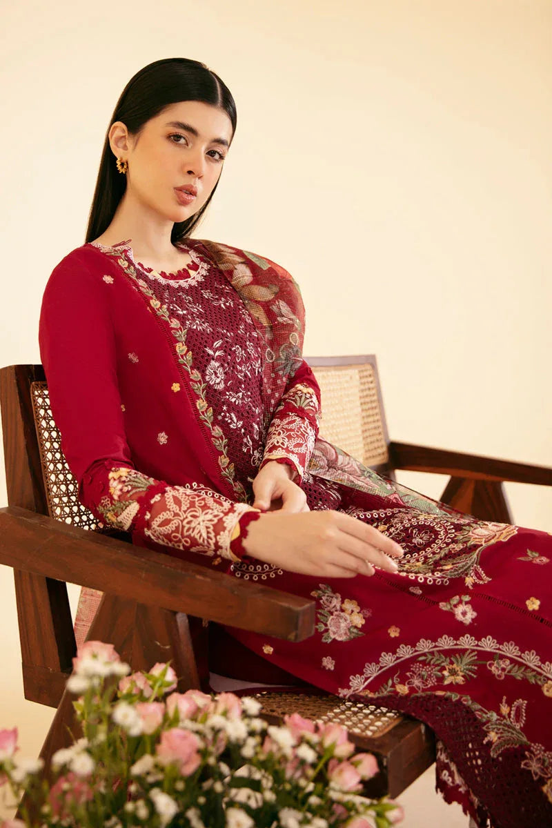 Qalamkar | Qlinekari Luxury Lawn | SQ-04 LARMINA - Rang-e-Khaas