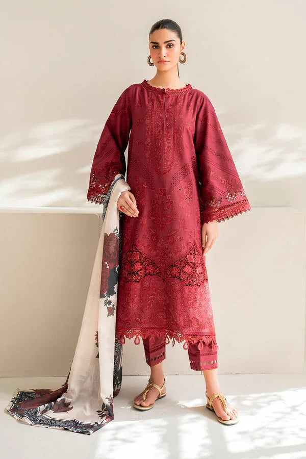 Baroque | Luxury Pret 24 | LAWN UF-676 - Rang-e-Khaas