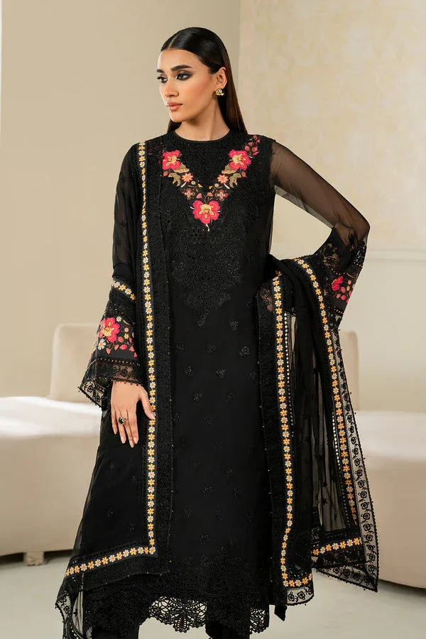 Baroque | Luxury Pret 25 | EMBROIDERED CHIFFON PR-1144 - Rang-e-Khaas