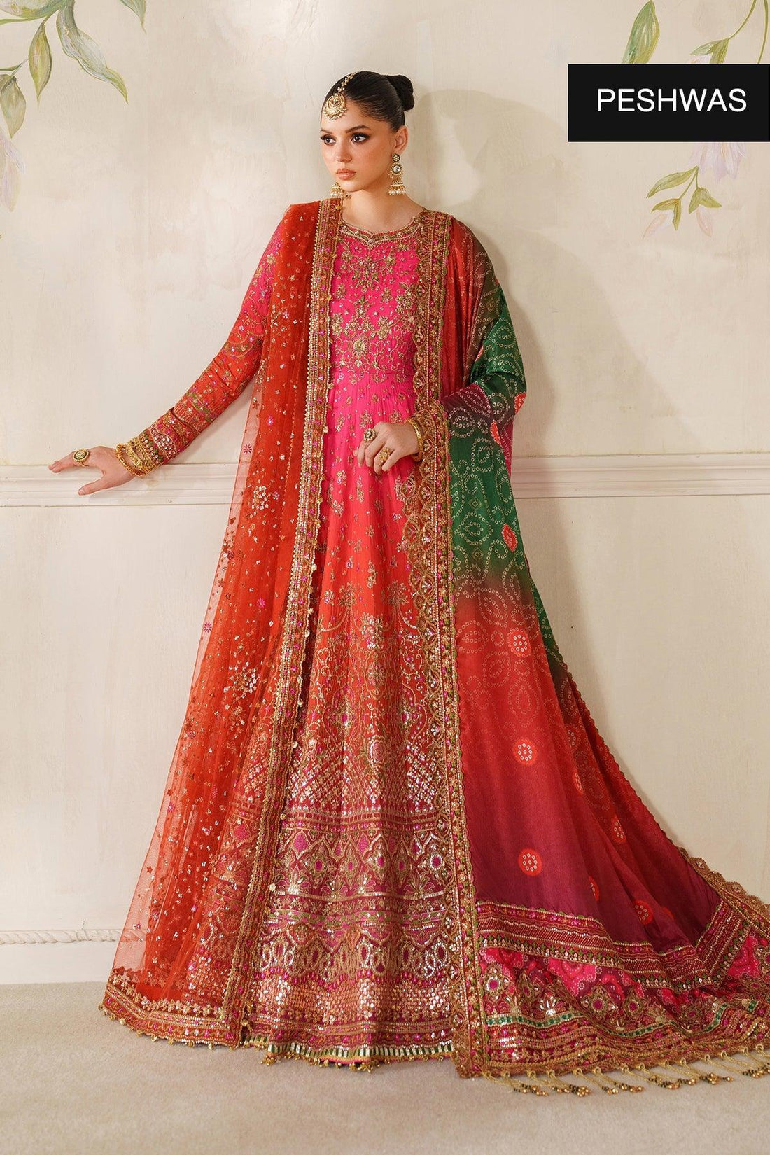EMBROIDERED SILK CH14-03 STITCHED