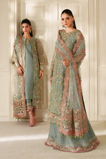 EMBROIDERED NET CH14-06 STITCHED