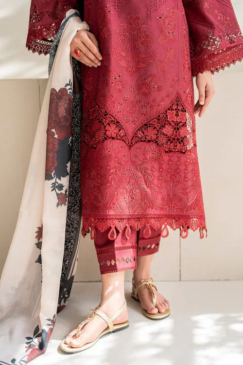 Baroque | Luxury Pret 24 | LAWN UF-676 - Rang-e-Khaas