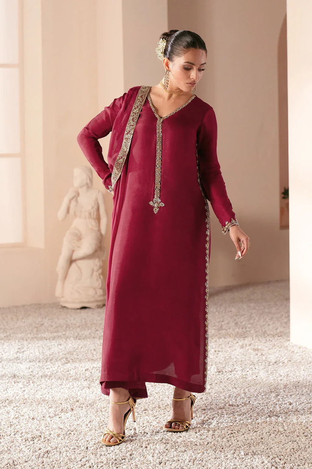 Ajr Couture | Symphony Luxe Festive 25 | Rebel Rose - Rang-e-Khaas