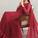 Baroque | Luxury Pret 25 | EMBROIDERED CHIFFON FROCK PR-901