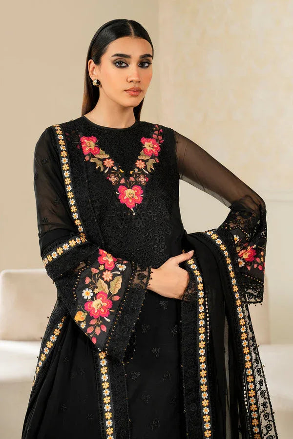 Baroque | Luxury Pret 25 | EMBROIDERED CHIFFON PR-1144 - Rang-e-Khaas
