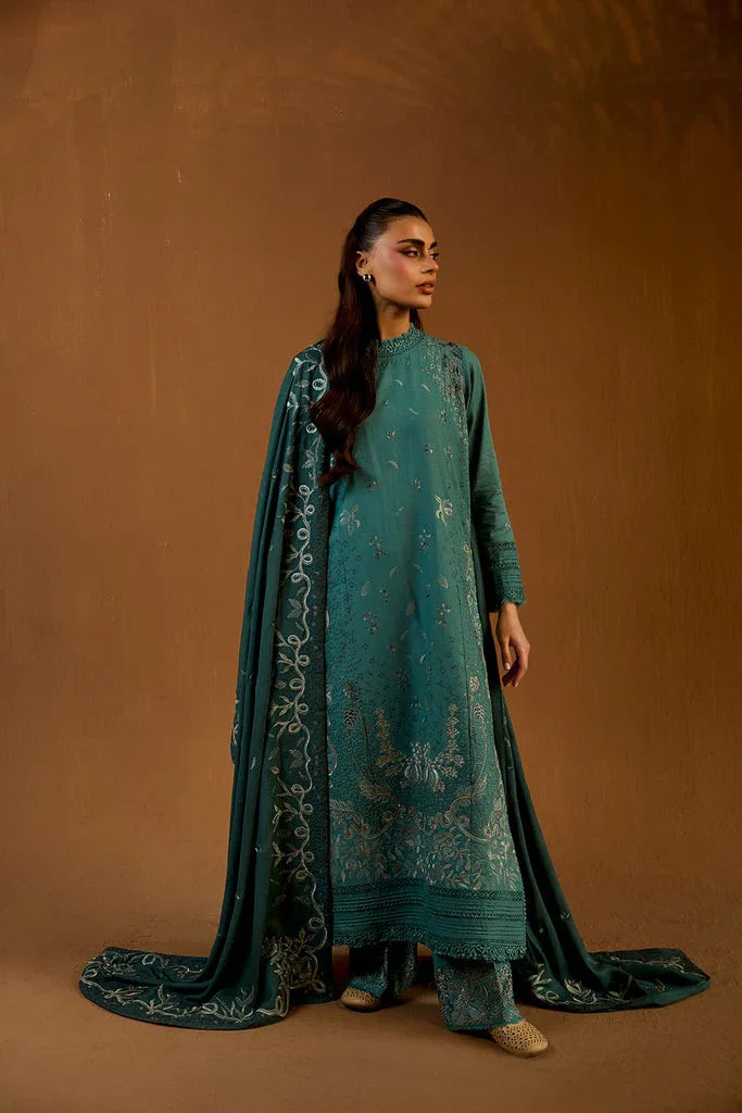 Sobia Nazir | Winter Shawl 25 | Design 5A - Rang-e-Khaas