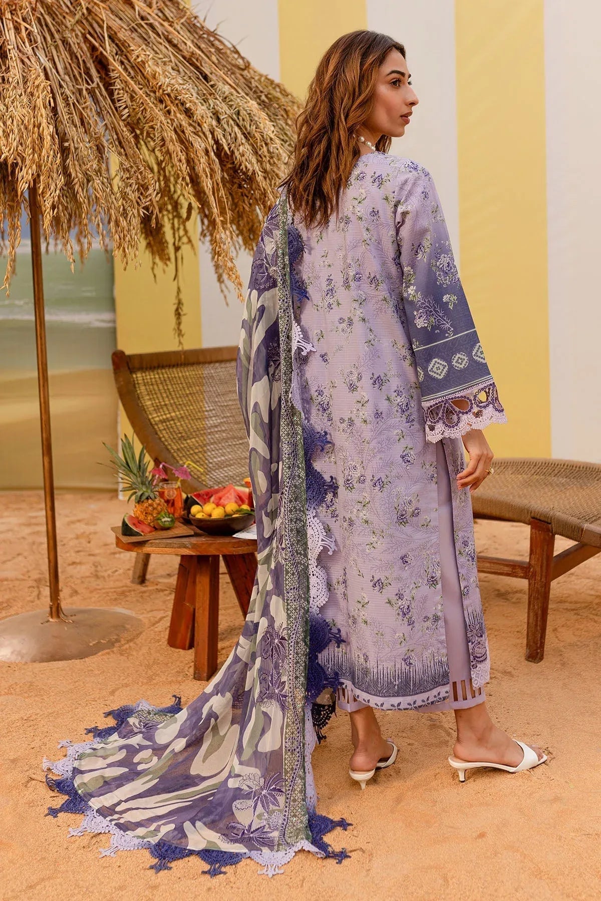 Nureh | Gardenia Lawn 25 | NSG-184 - Rang-e-Khaas