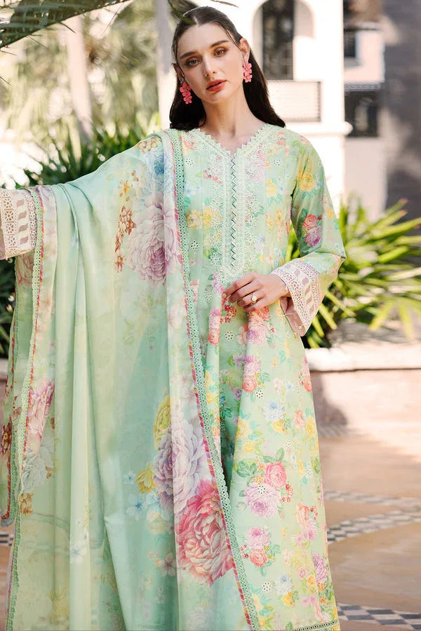 Farasha | Printed Essentials | Mint Dew - Rang-e-Khaas