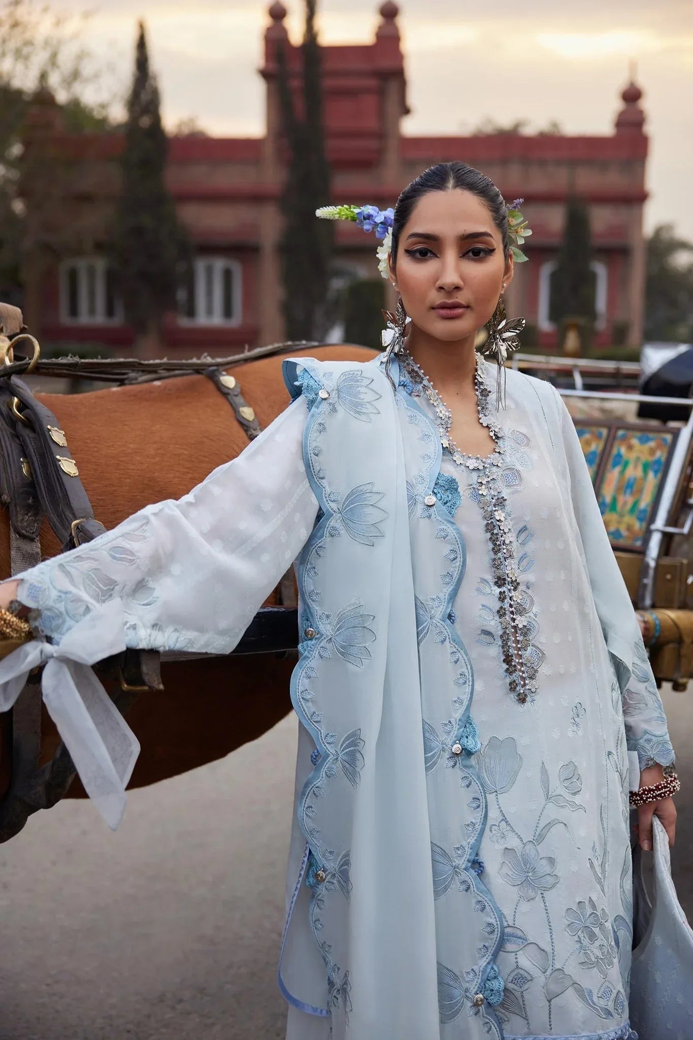 Elan | Luxury Lawn 25 | CELESTINE (EL25-05 B) - Rang-e-Khaas