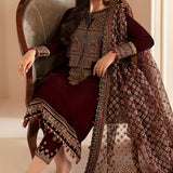 JAZMIN__Embroidered Velvet Formal VF-2022