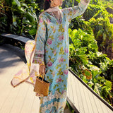 ELAF Signature Embroidered Lawn Unstitched 3Pc Suit ESL-05A STARLIT HARMONY