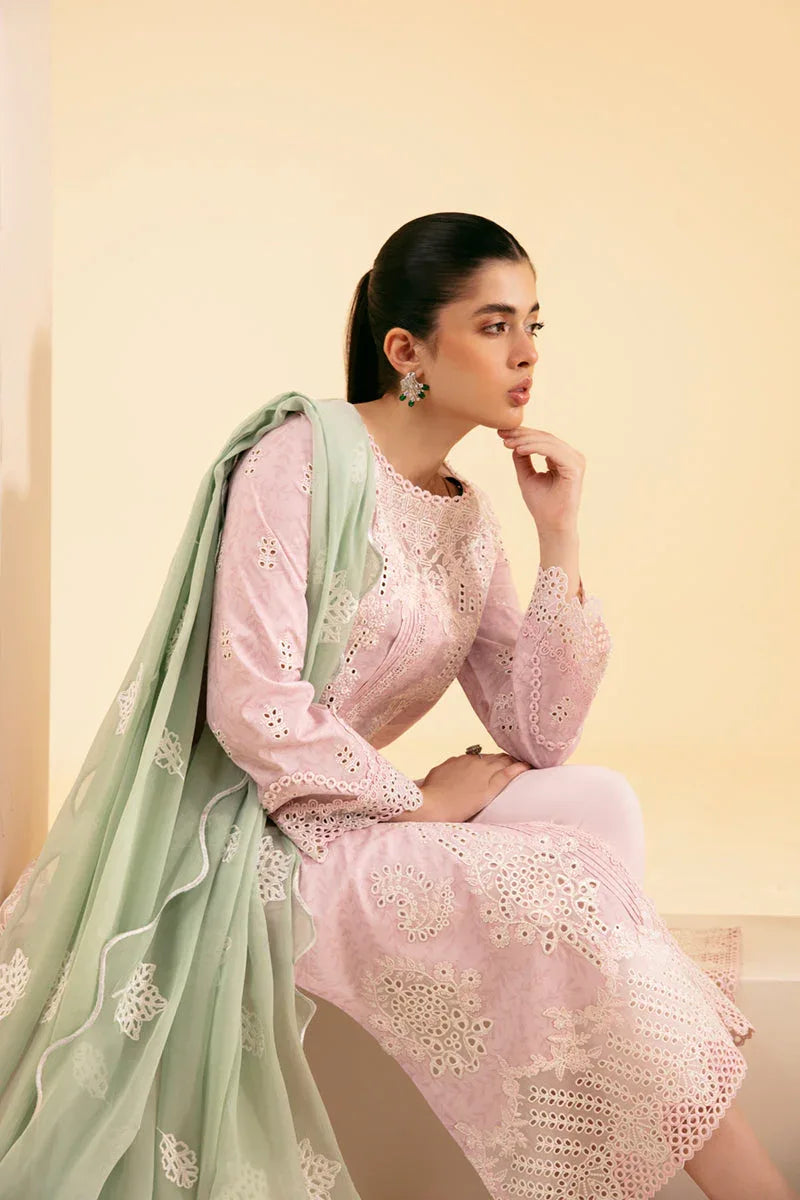 Qalamkar | Qlinekari Luxury Lawn | SQ-02 ASEMA - Rang-e-Khaas