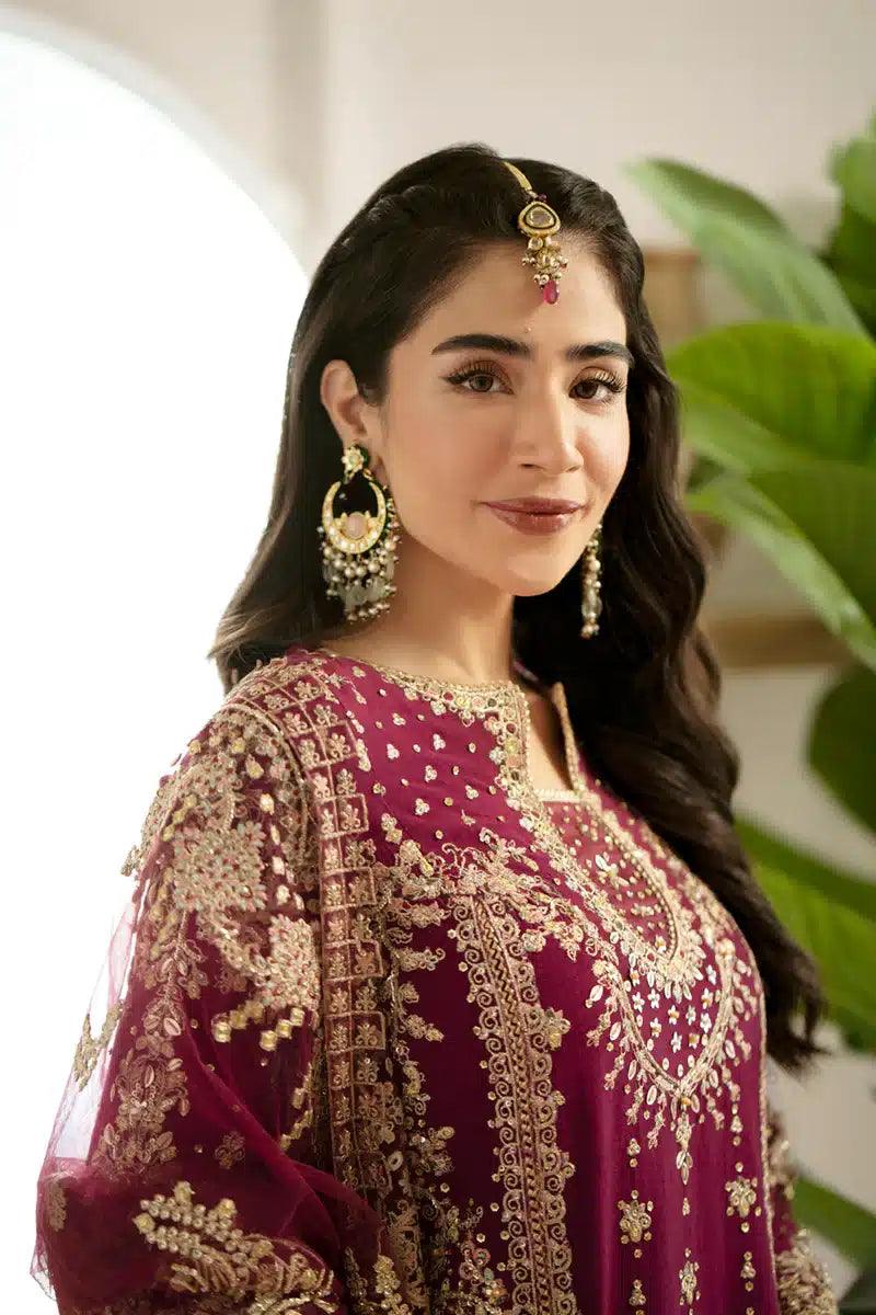 Qalamkar | Dilnaz Wedding Formals | DN-07 ALEENA - Rang-e-Khaas