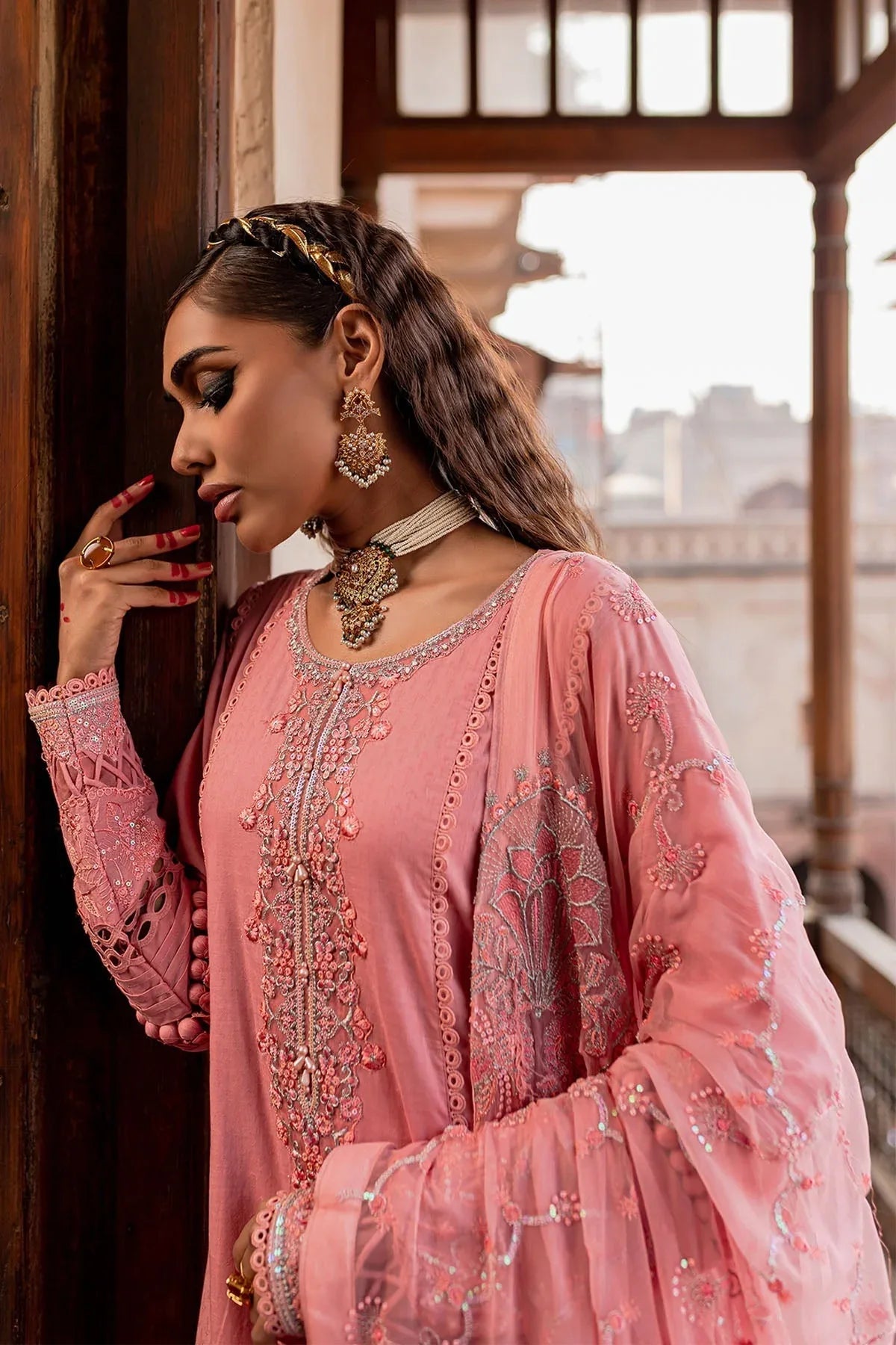 Nureh | Lawn Jacquard | NS-76 - Rang-e-Khaas
