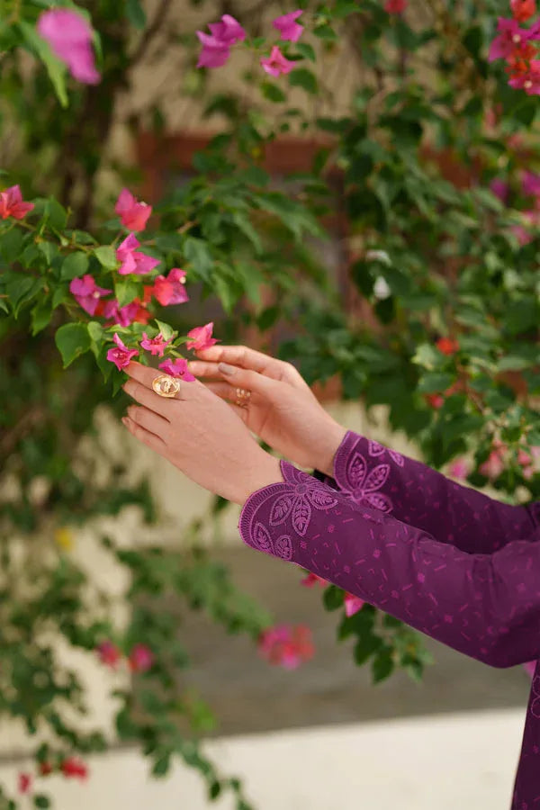Farasha | Meline Premium Viscose 25 | Wild Plum - Rang-e-Khaas