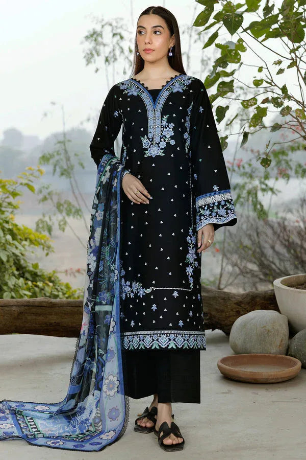 Farasha | Summer Weaves Embroidered Lawn | Ashen Light - Rang-e-Khaas