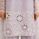 Farasha | Thread Lines Embroidered | Pastel Haze