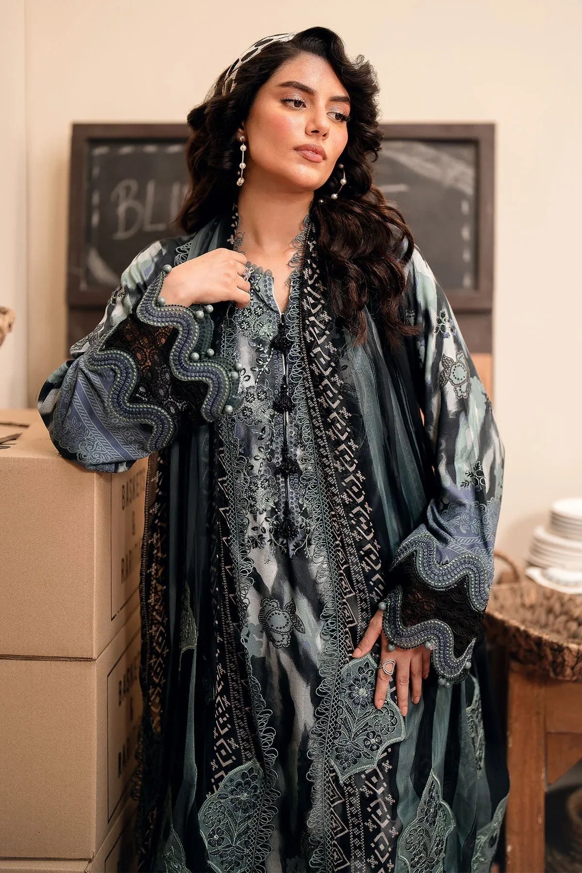 Nureh | Glam Girl Lawn | GL-24 - Rang-e-Khaas