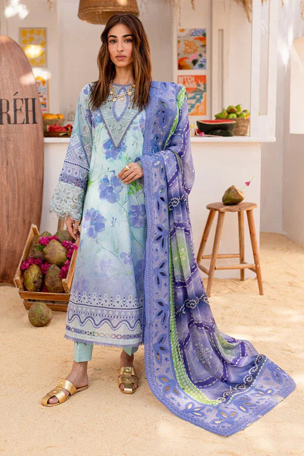 Nureh | Gardenia Lawn 24 | NS-130 A - Rang-e-Khaas