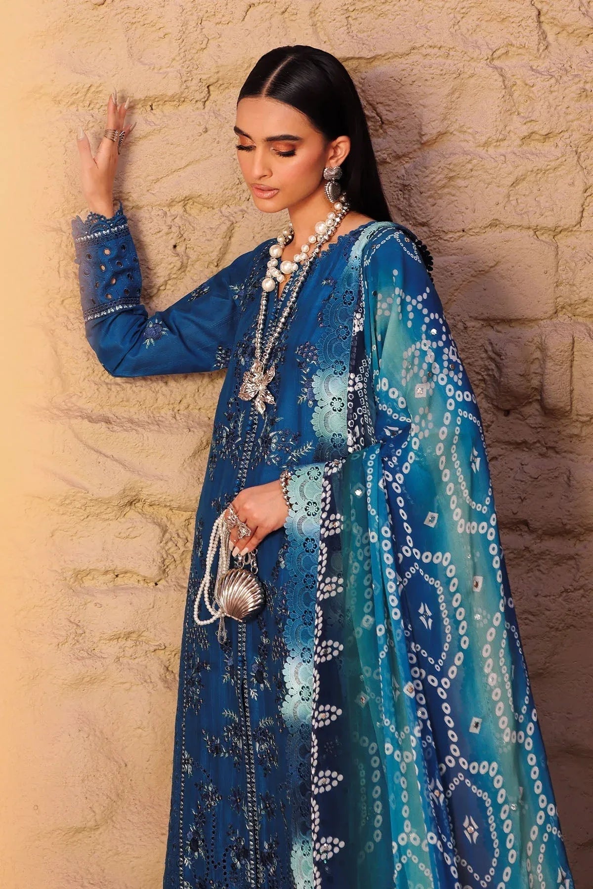 Nureh | Bazaar Lawn | NE-160 - Rang-e-Khaas