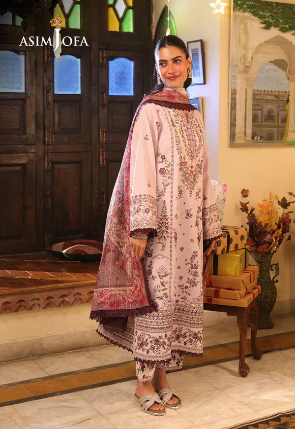 Asim Jofa | Summer Rhapsody | AJUBU-05 Embroidered Jacquard - Rang-e-Khaas