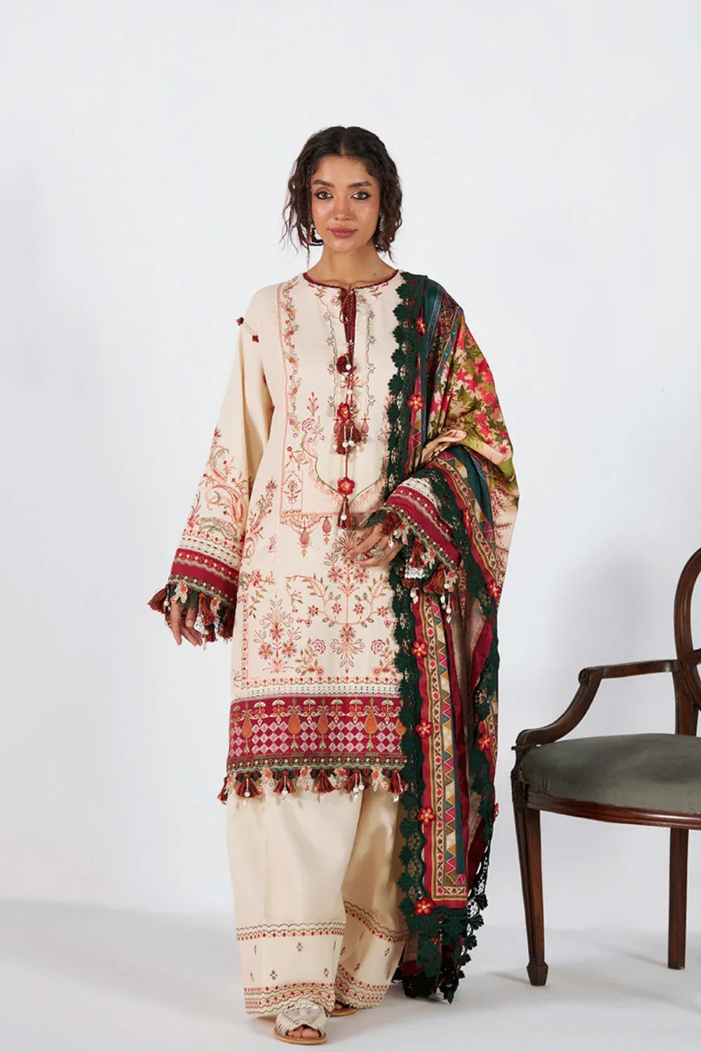 Saira Rizwan | Winter Khaddar 25 | IREM-SRW25-05 - Rang-e-Khaas