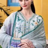 Farasha | Printed Essentials | Aqua Sparkle