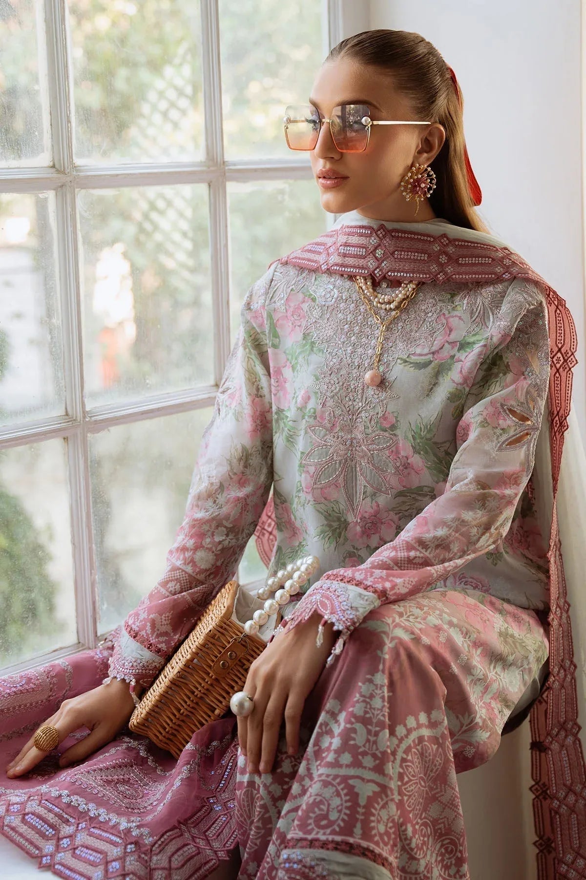 Nureh | Maya Swiss Lawn | NS-147 - Rang-e-Khaas