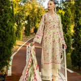 Elaf Premium | Print Chikankari 25 | ELK-02B SWEET GREENS