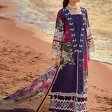 ELAF Signature Embroidered Lawn Unstitched 3Pc Suit ESL-08A SINCLAIR