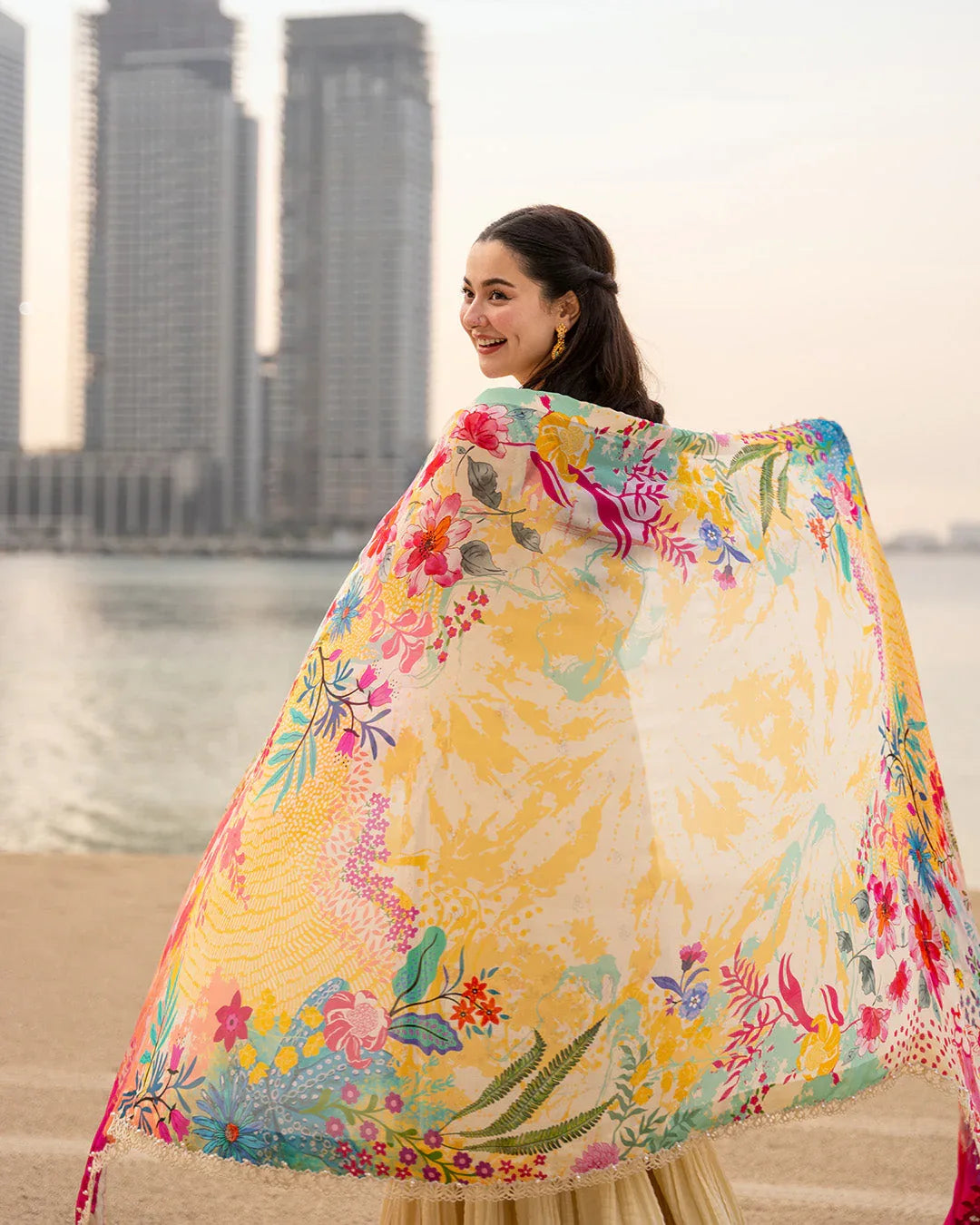 Faiza Saqlain | Aya Luxury Lawn | Merjem