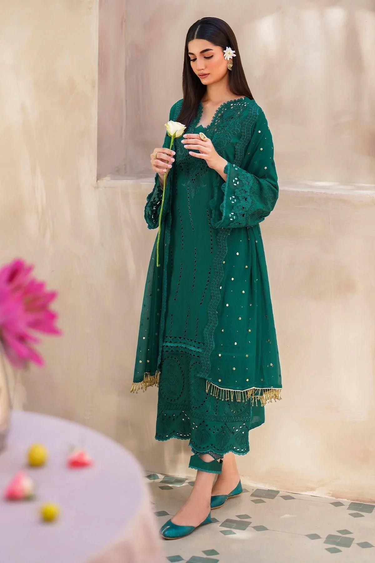 Nureh | Bazaar Lawn | NS-135 - Rang-e-Khaas