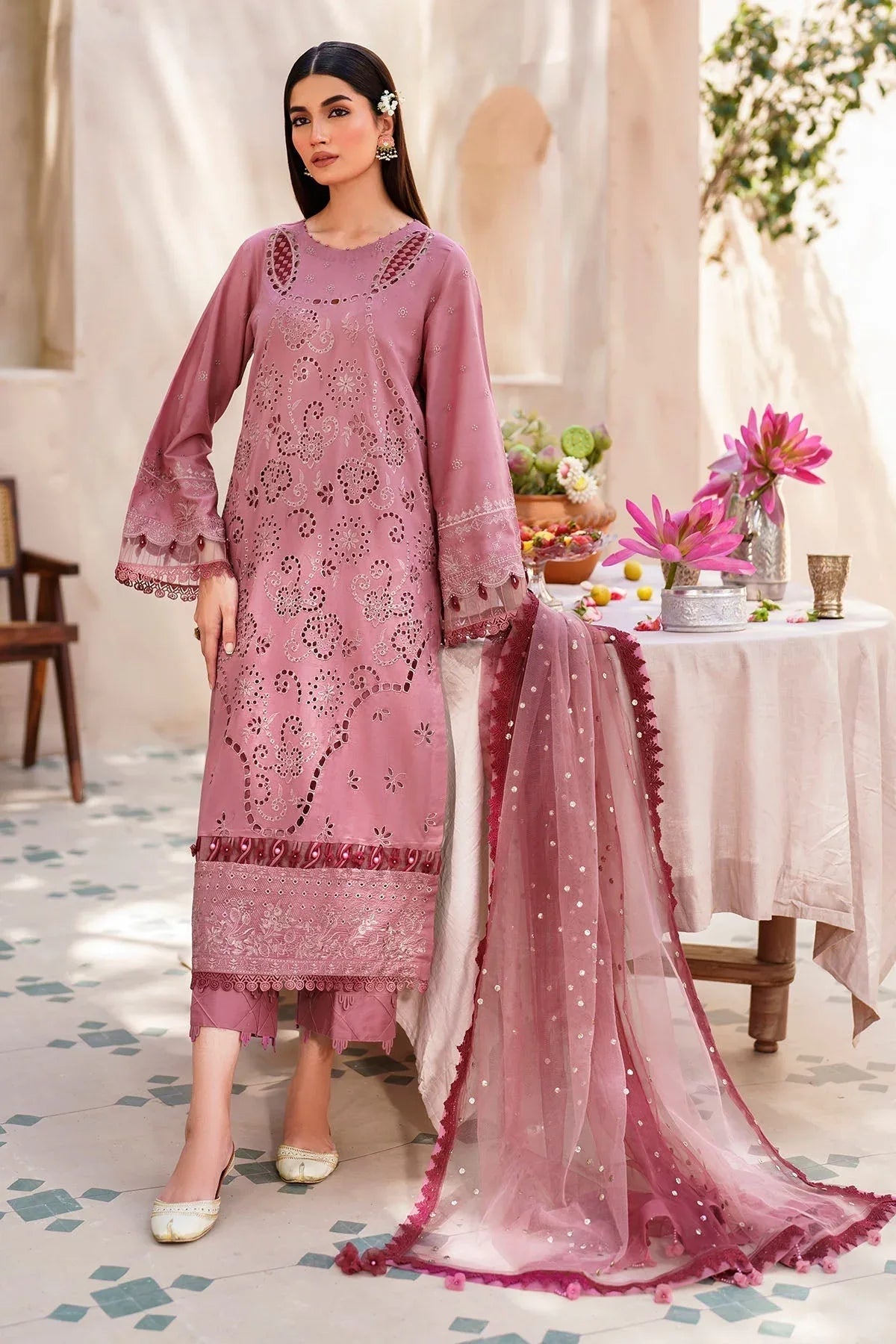 Nureh | Bazaar Lawn | NS - 136 - Rang-e-Khaas