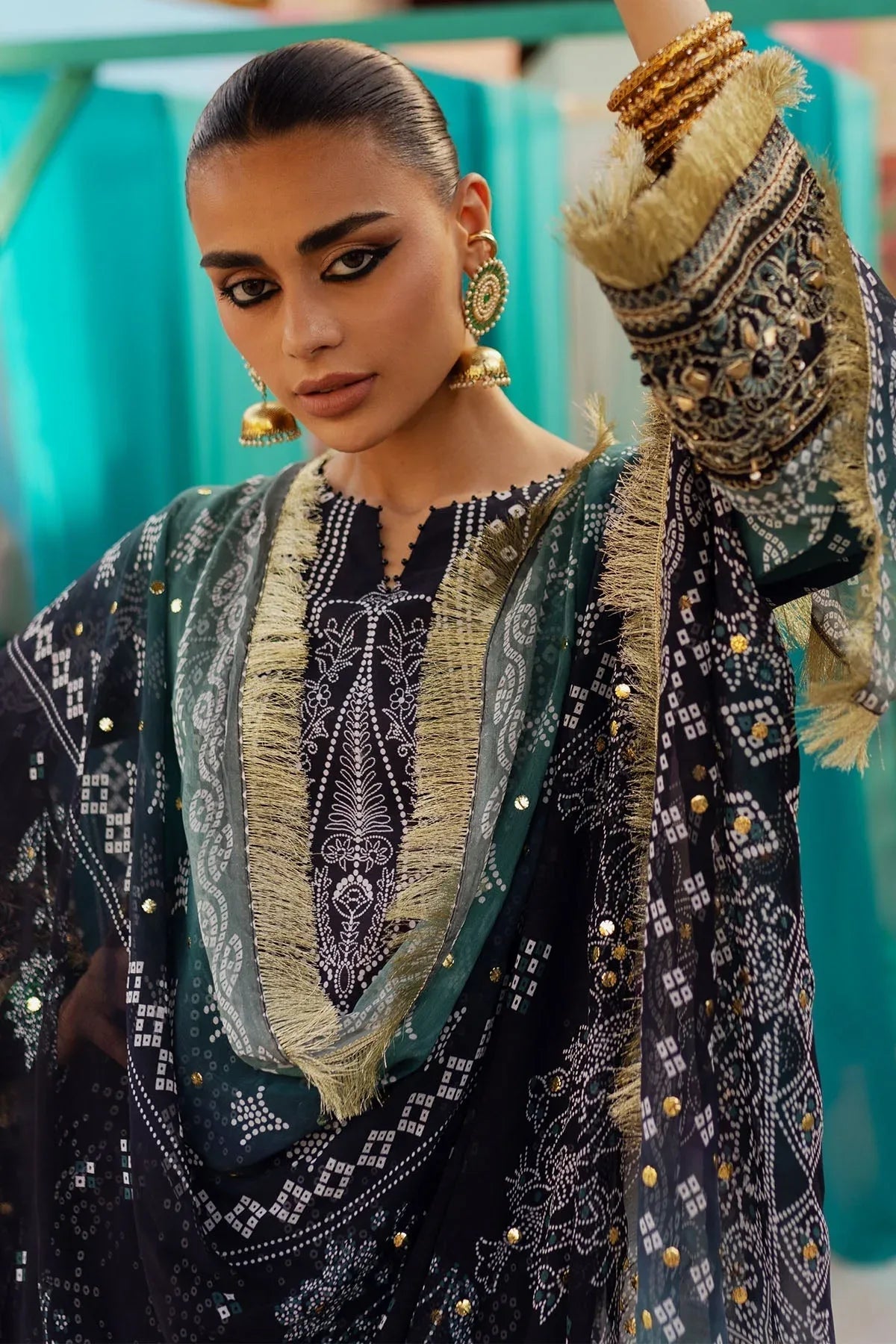 Nureh | Bazaar Lawn | NS-129 - Rang-e-Khaas