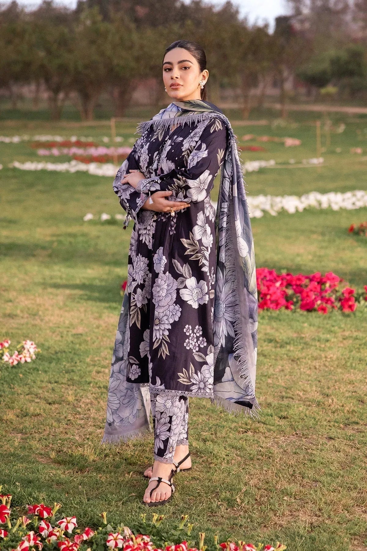 Alizeh | Sheen Lawn Prints 24 | CALLA - Rang-e-Khaas