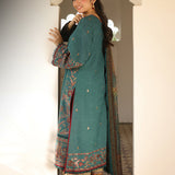 Asim Jofa | Summer Rhapsody | AJUBU-03 Embroidered Jacquard